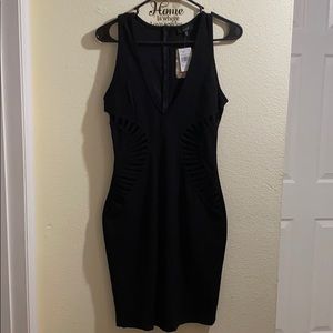 Black Cut out dress